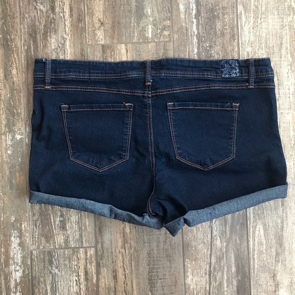 FADE to Blue stretch denim cut offs plus size 22W - Picture 9 of 10